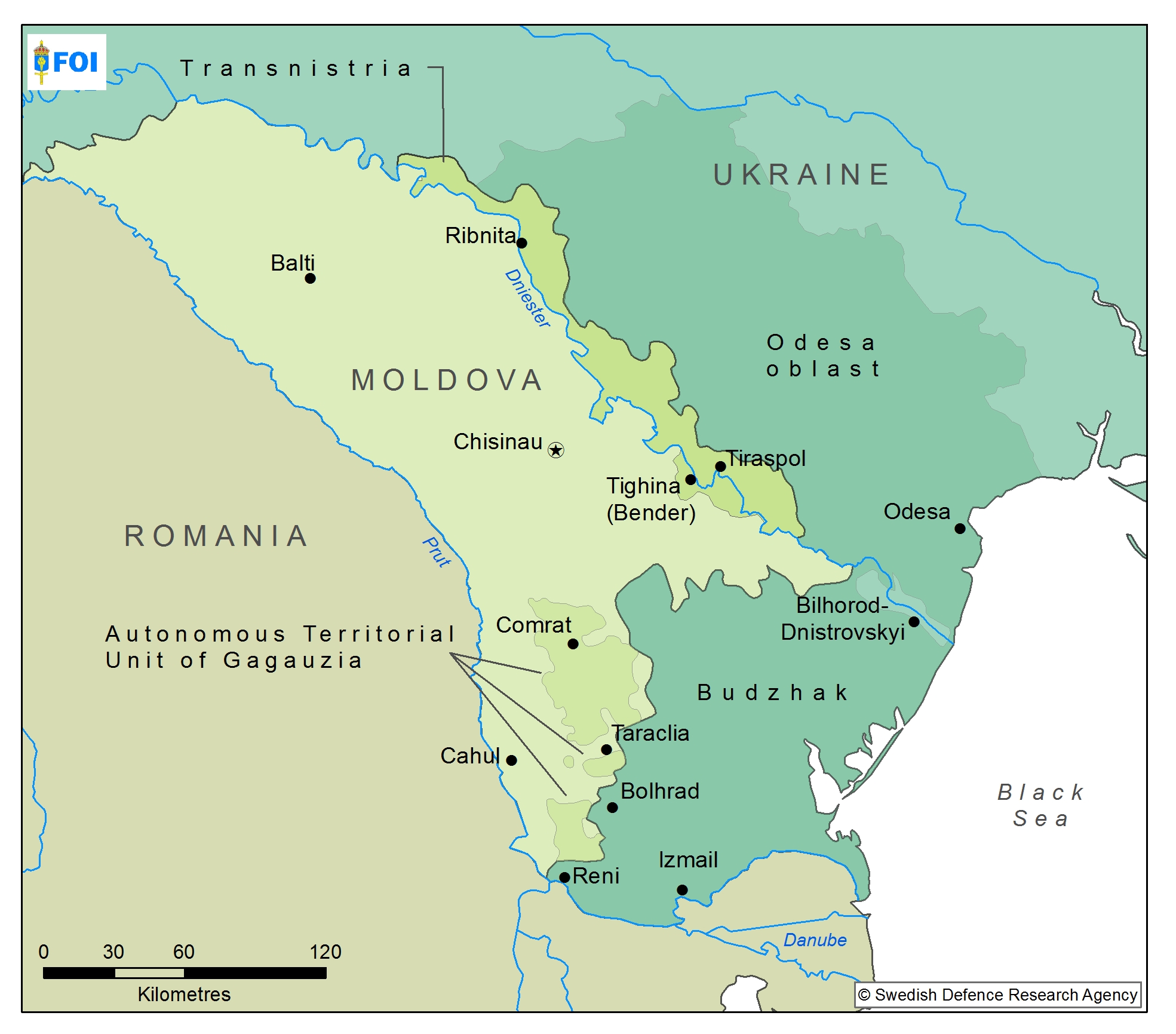Moldova and neighboring countries
