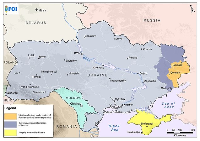 Map of Ukraine
